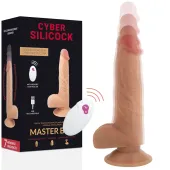 cyber silicock ben model pilot silikonowy 23,9 cm wibracje usb