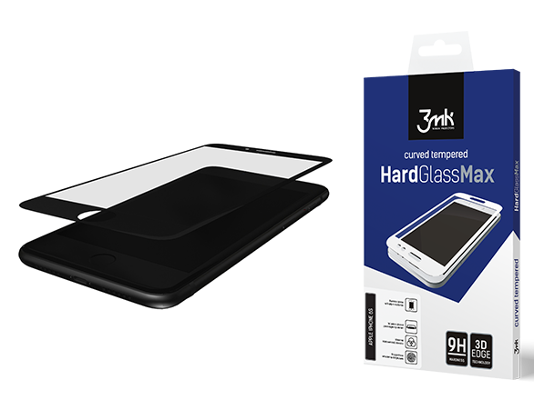 3Mk Hardglass Max 3D Szkło Hartowane Do Iphone 7/8 zdjęcie 1