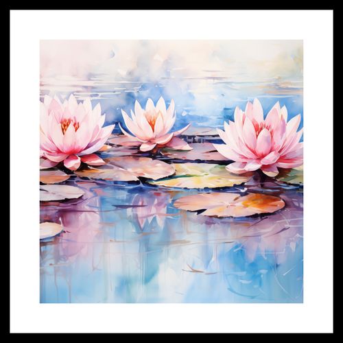 Plakat 40x40cm Spokojne Odbicia na Arena.pl