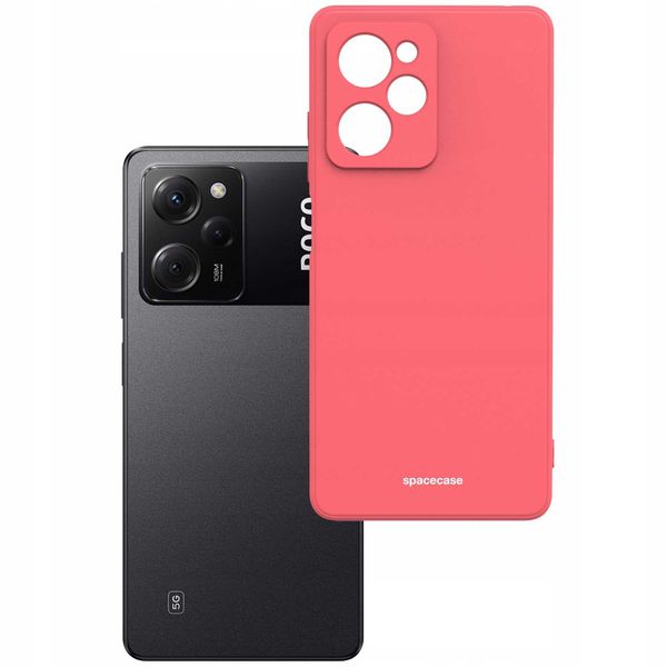 Spacecase Silicone Case Poco X5 Pro 5G Red zdjęcie 2