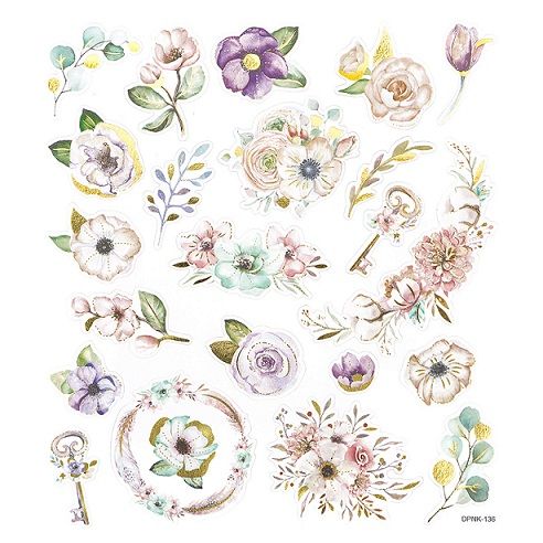 NAKLEJKI - BOHO FLORALS 22 SZT DP CRAFT zdjęcie 1