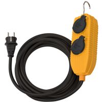 Przedłużacz Powerblock IP54 4 gniazda Kabel 10m H05RR-F Budowlany
