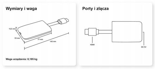 Android SMART TV Homatics Dongle R przystawka stick 4K z Android TV 14 na Arena.pl