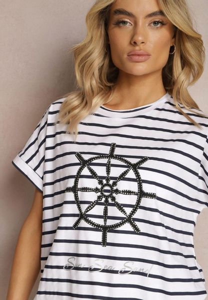 Renee Biała Bluzka damska zdjęcie 5