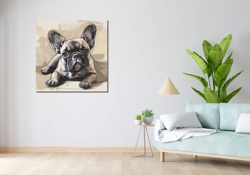 Obraz 90x90cm Zawsze Czeka zdjęcie 2