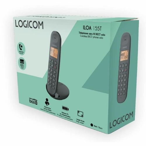 Telefon Stacjonarny Logicom DECT ILOA 155T SOLO Czarny na Arena.pl