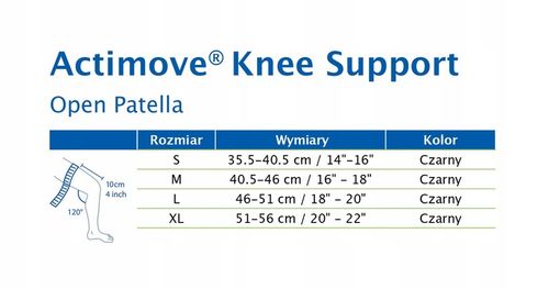 Actimove Orteza Stawu Kolanowego z odsł. rzepką L na Arena.pl