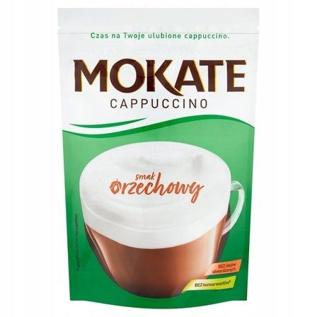 10x 110g MOKATE Cappuccino o smaku orzechowym KARTON na Arena.pl