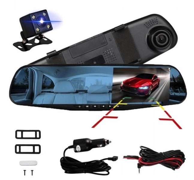 WIDEOREJESTRATOR KAMERA COFANIA LUSTERKO FULL HD zdjęcie 15