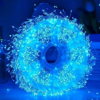 Girlanda LED 30m 1000 diod niebieskie lampki choinkowe IP44 8 funkcji