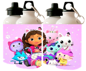 Bidon Sportowy dla dzieci - Koci Domek Gabi