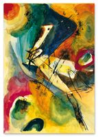 Obraz na płótnie Kandinsky abstrakcja 70x100 cm