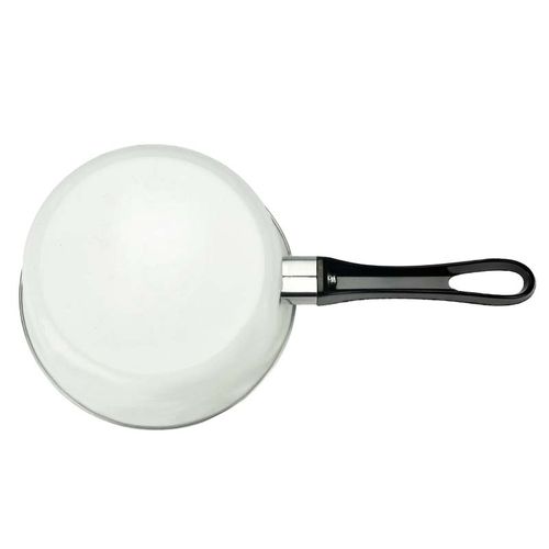 EMALIOWANY RONDELEK DO GOTOWANIA MLEKA JAJEK 900ML Z RĄCZKĄ WZÓR MŁYN 16CM na Arena.pl