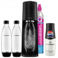 Saturator SodaStream TERRA do gazowania wody 2 butelki 1L + Syrop PEPSI MAX