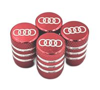 AUDI nakrętki na wentyle ALUMINIOWE kapturki AUDI wentylki 4szt.