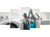 OBRAZ TURKUSOWA DAMA PARYŻU