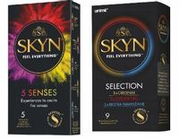 Skyn 5 Senses + Selection Zestaw 14szt Prezerwatywy Bez Lateksu Mix