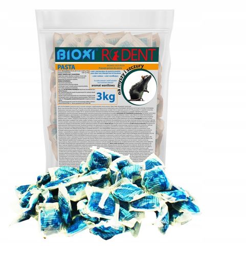 1kg TRUTKA BRODIFAKUM NA PASTA MYSZY SZCZURY KRETY profesjonalna BIOXI na Arena.pl