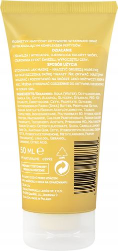 ZIAJA NATURALNIE NAWILŻAMY NOCNY KREM-MASKA DO TWARZY WITAMINA C.B3 50 ML na Arena.pl