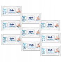 9x AQUA WIPES Nawilżane Chusteczki dla Dzieci Mokre 99% Pure Water 60 szt