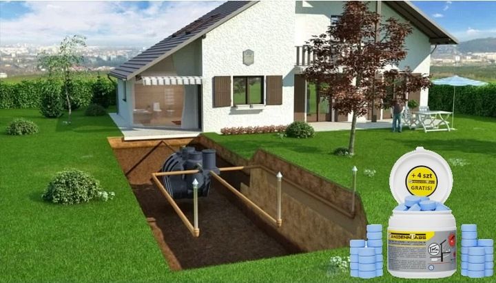 BAKTERIE TABLETKI DO SZAMBA PREPARAT SANIDENN TABS DO SZAMB I OCZYSZCZALNI zdjęcie 10