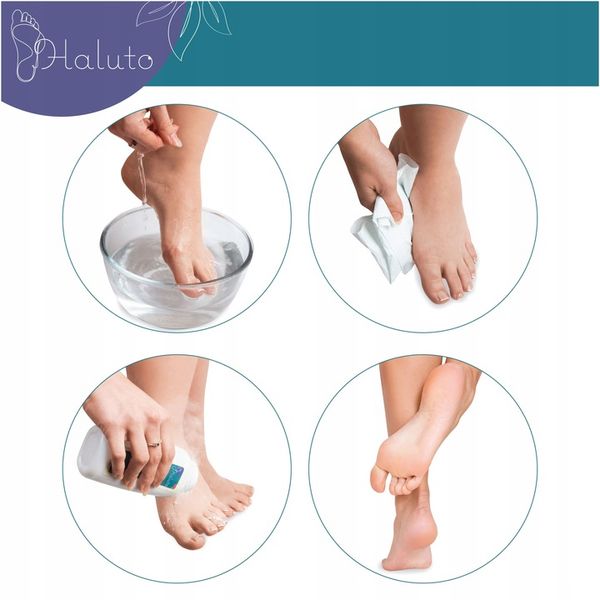 Talk puder do stóp i obuwia na nadmierną potliwość zestaw 3 szt. HALUTO zdjęcie 5