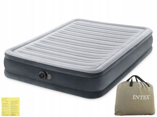 Materac Dmuchany Dwuosobowy Łóżko z Pompką 230V do Spania Intex 67768ND na Arena.pl