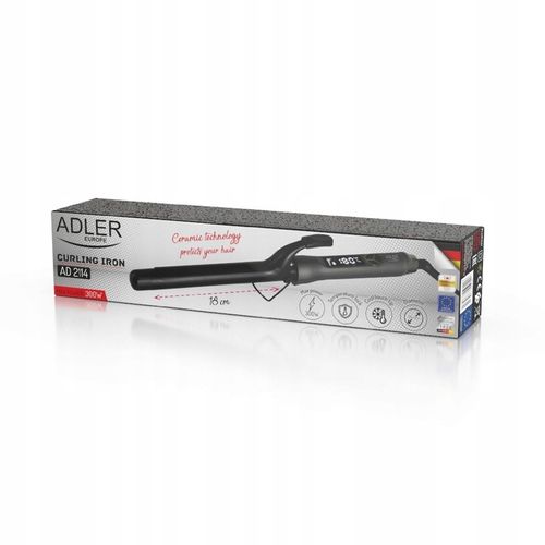 LOKÓWKA DO WŁOSÓW CERAMICZNA 25mm SZYBKIE NAGRZEWANIE REGULACJA TEMPERATURY na Arena.pl