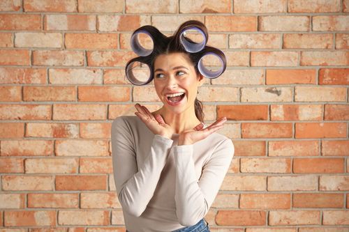 Grube Duże Wałki Do Włosów Rzepy Rzepowe SAMOUTRZYMUJĄCE 76mm, 6 sztuk na Arena.pl