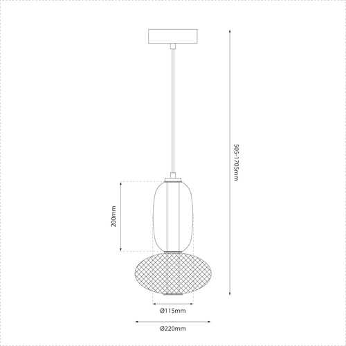Lampa wisząca ARAME 15W LED na Arena.pl