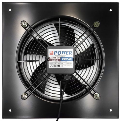 Wentylator przemysłowy osiowy ścienny WYCIĄGOWY 250mm 230V AC 2600rpm 65dB na Arena.pl