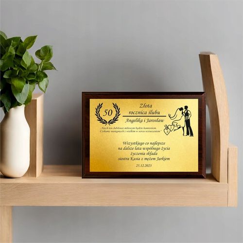 Magiczny Spersonalizowany Upominek Prezent Gift na Rocznicę Ślubu 1-50 lat na Arena.pl