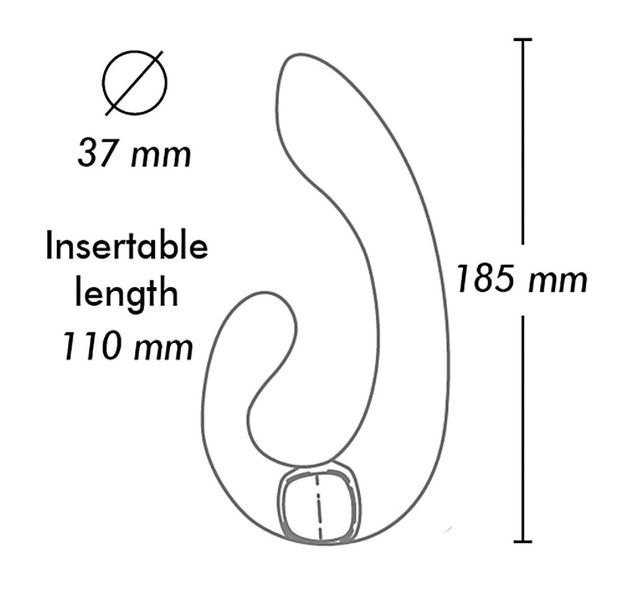 Miyo Intimate Massager Black zdjęcie 4