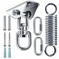 ZESTAW HAKÓW SUFITOWYCH OBRACANY 360°, HAK DO ZAWIESZENIA NA HUŚTAWCE