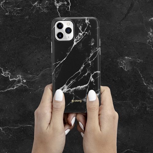 Crong Marble Case – Etui iPhone 11 Pro (czarny) na Arena.pl