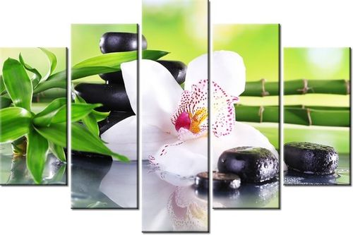 100CM 150CM OBRAZ 5 ELEM KAMIENIE SPA STORCZYK ŚCIENNY na Arena.pl