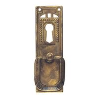 UCHWYT MEBLOWY JUGENDSTIL 12324.08501.03 Rozstaw w mm - 0 - (4 wkręty), Kolor pokrycia - Patyna na mosiądzu