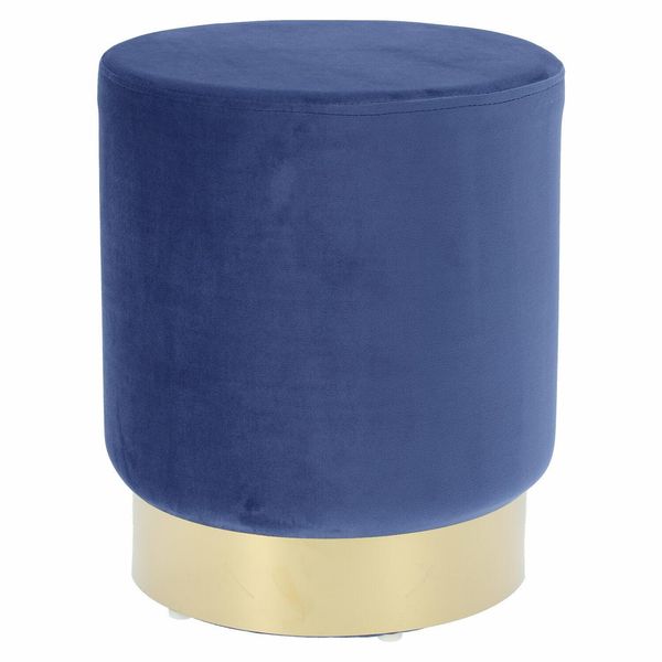 Pufa Souris Velvet L niebieska zdjęcie 3