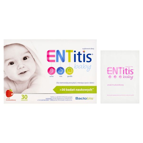 ENTitis Baby 30 saszetek truskawkowych zdjęcie 3