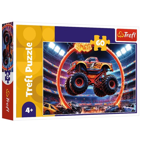 Puzzle - 60 - Monster truck - Trefl 17404 zdjęcie 1