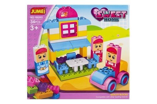 Klocki Jumei 3+ CUKIERNIA 34 elementy, 28x26cm na Arena.pl