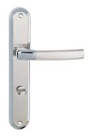 KLAMKA DRZWIOWA CAMILA 72MM WC KOLOR CHROM