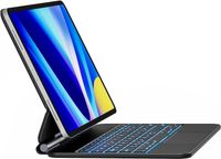 Klawiatura Earto do iPad Air 11 2024 (M2) QWERTY, 7 kolorów, czarny