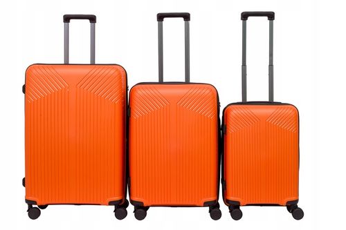 Komplet Wytrzymałych Walizek Podróżnych BAGIA Z Polipropylenu + GRATIS na Arena.pl
