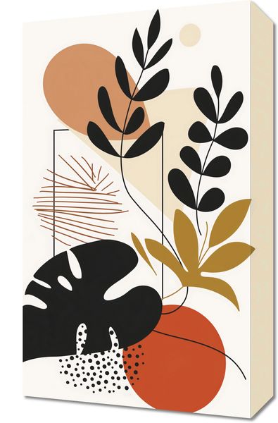 Obraz 30x50cm Zawisły Liść zdjęcie 1