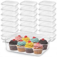 Pojemniki PET przeźroczyste na ciasto 50szt ta2080