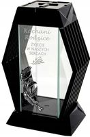 NOWOCZESNY ZNICZ z grawerem personalizowany twój napis DLA RODZICÓW