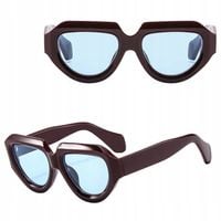 OKULARY PRZECIWSŁONECZNE filtr UV400 Brąz damskie męskie + ETUI + ŚCIERKA