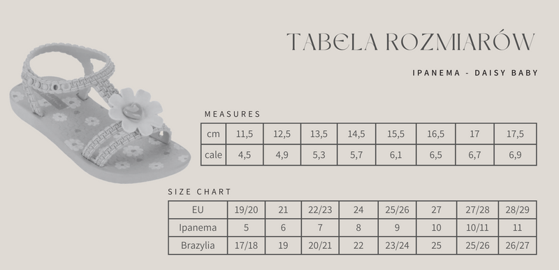 Sandałki dziewczęce buty klapki tworzywo ozdobne kwiatki Ipanema Daisy r.21 zdjęcie 7