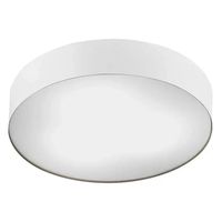 Minimalistyczny plafon natynkowy Arena do gabinetu biała